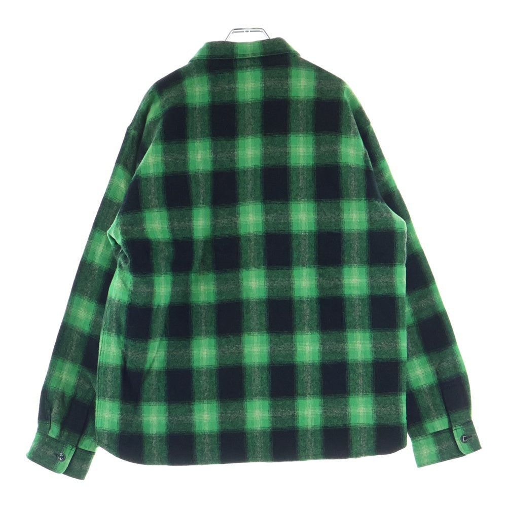 RATS(ラッツ) WOOL CHECK SHIRT JKT チェック ウール シャツジャケット グリーン/ブラック 25'RS-1104