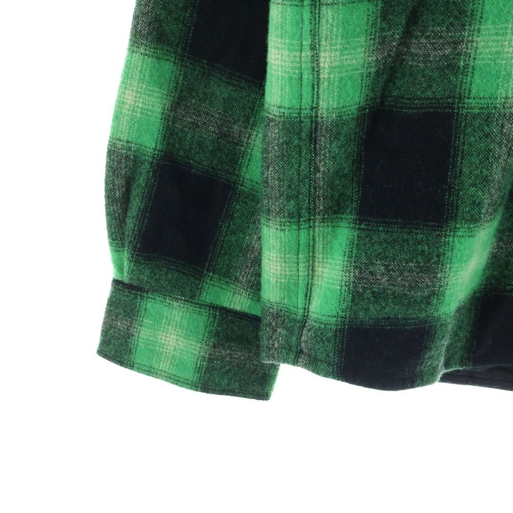 RATS(ラッツ) WOOL CHECK SHIRT JKT チェック ウール シャツジャケット グリーン/ブラック 25'RS-1104