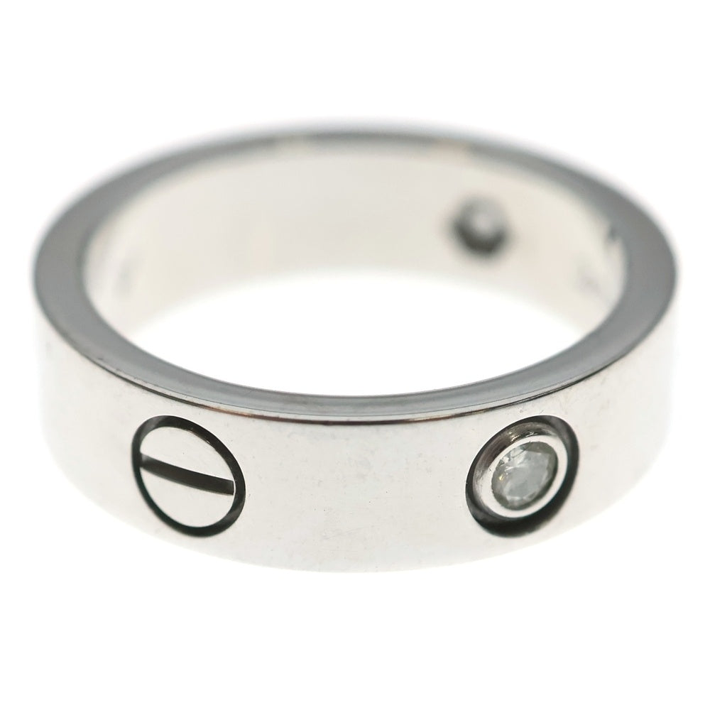 Cartier(カルティエ) ラブリング 3Pダイヤ 750 ホワイトゴールド レディース