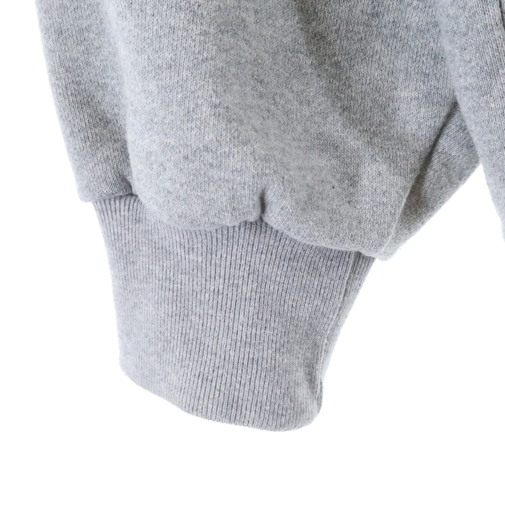 WTAPS(ダブルタップス) 25AW BRICK SWEATER ロゴ刺繍 クルーネックスウェット グレー 252ATDT-CPMO1S