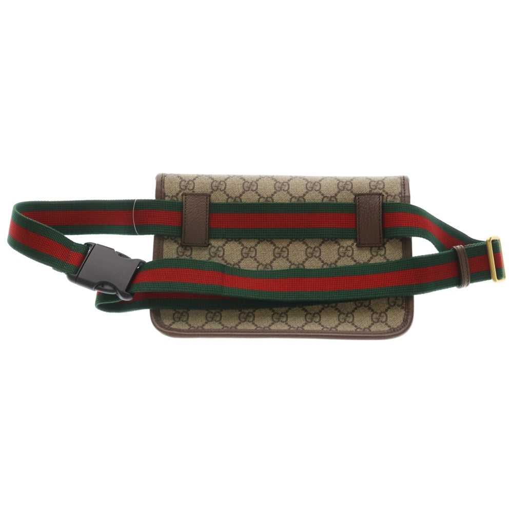 GUCCI(グッチ) GGスプリーム シェリーライン ネオヴィンテージ メタルキャットヘッド付き ショルダーバッグ ベージュ 493930 レディース