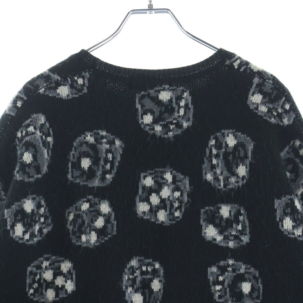 SUPREME(シュプリーム) 22AW Dice Sweater アクリル 長袖 ニット セーター ブラック