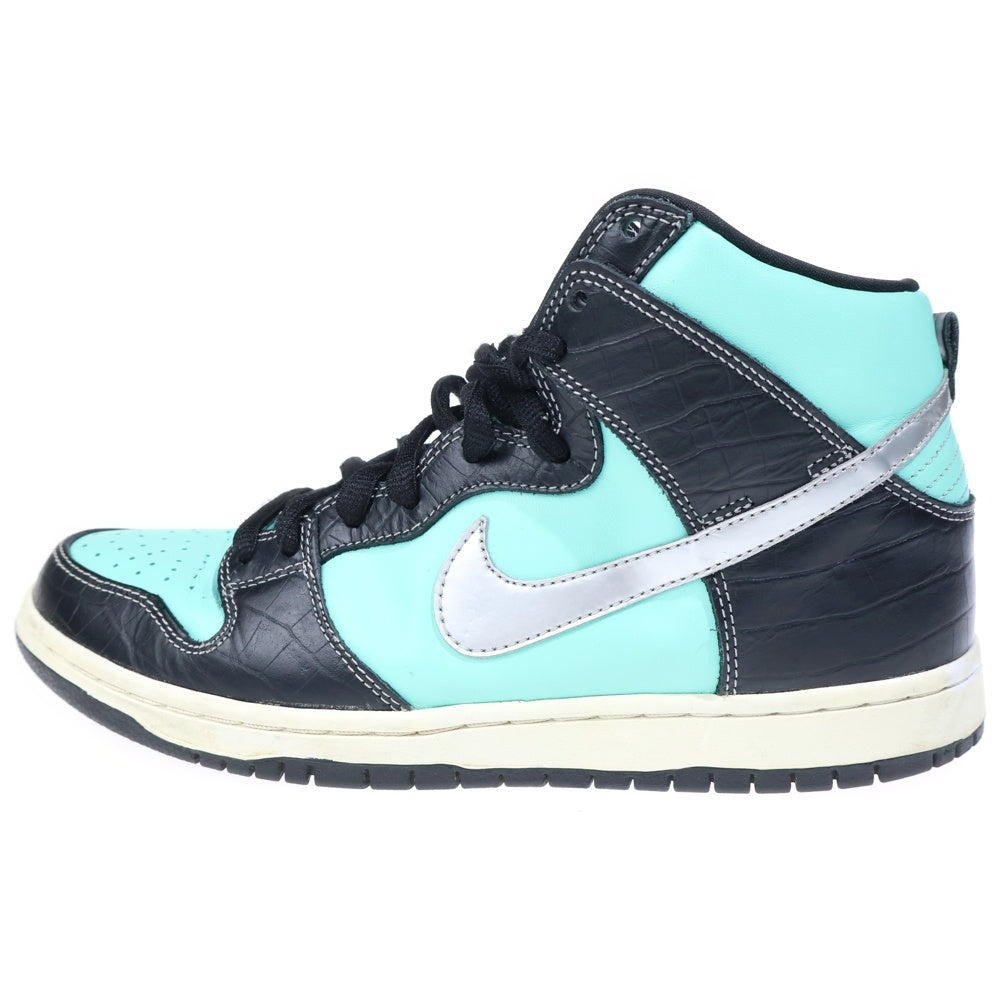 NIKE SB(ナイキエスビー) × Diamond Supply DUNK HIGH TIFFANY ダイアモンドサプライ ダンクハイ ティファニー ハイカットスニーカー US9.5/27.5cm 653599-400