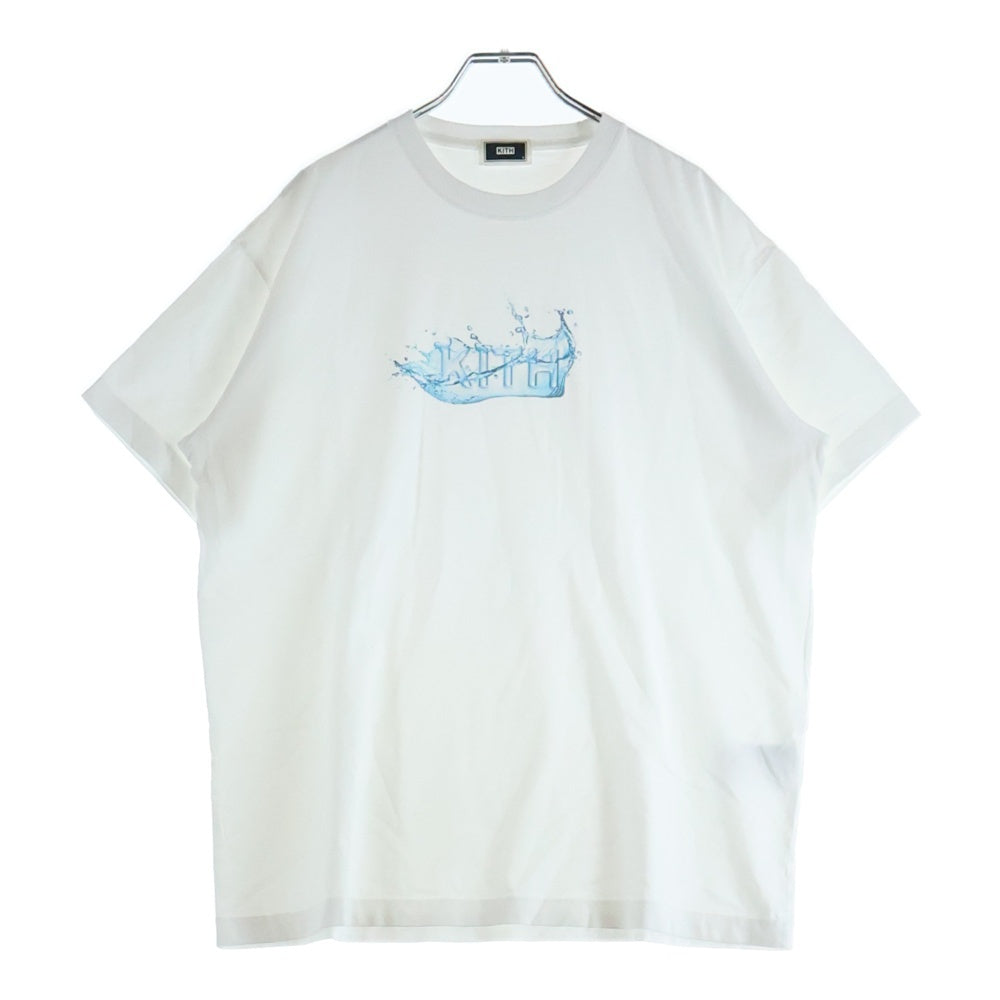 KITH(キス) サマーグラフィック フロントロゴプリント クルーネック 半袖Tシャツ ホワイト