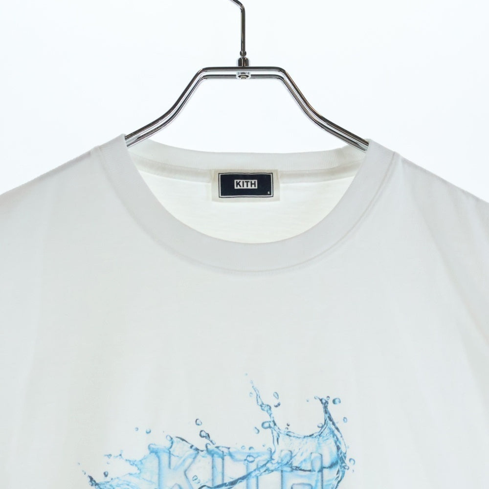 KITH(キス) サマーグラフィック フロントロゴプリント クルーネック 半袖Tシャツ ホワイト