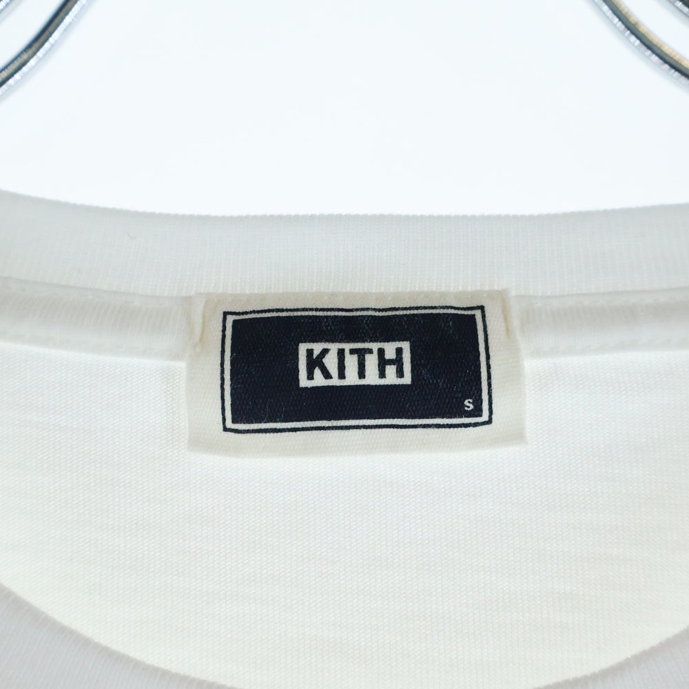 KITH(キス) サマーグラフィック フロントロゴプリント クルーネック 半袖Tシャツ ホワイト
