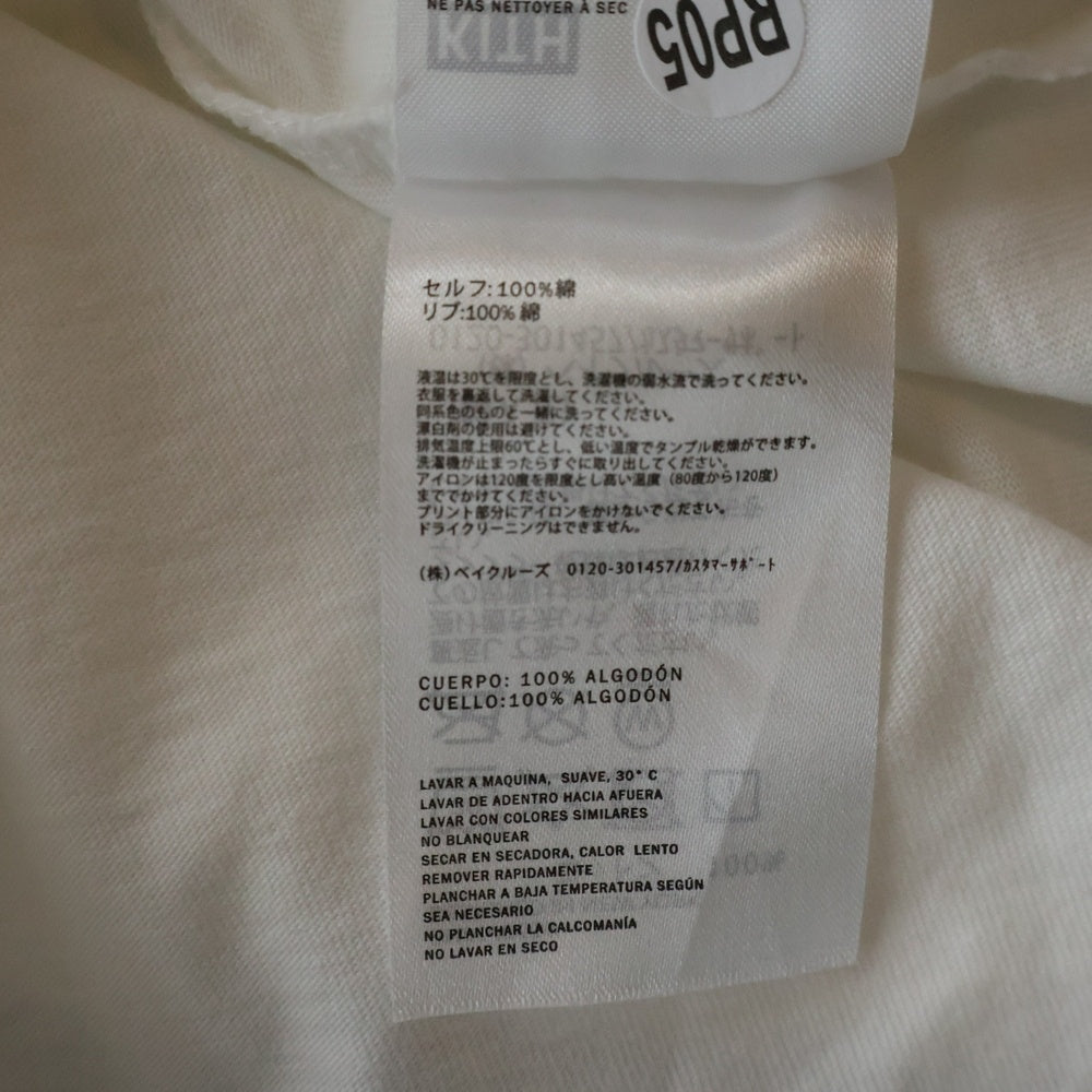 KITH(キス) サマーグラフィック フロントロゴプリント クルーネック 半袖Tシャツ ホワイト
