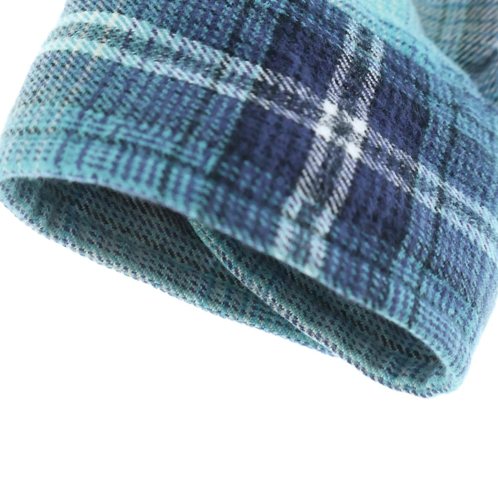 SUPREME(シュプリーム) 23SS Shadow Plaid Flannel Shirt フランネル 長袖シャツ ブルー/ホワイト