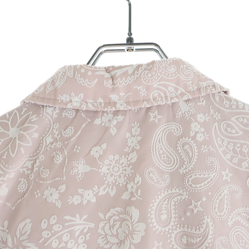 KITH(キス) Bandana Coaches Jacket バンダナ柄 コーチジャケット ピンク KHM010370