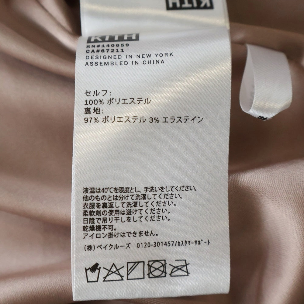 KITH(キス) Bandana Coaches Jacket バンダナ柄 コーチジャケット ピンク KHM010370