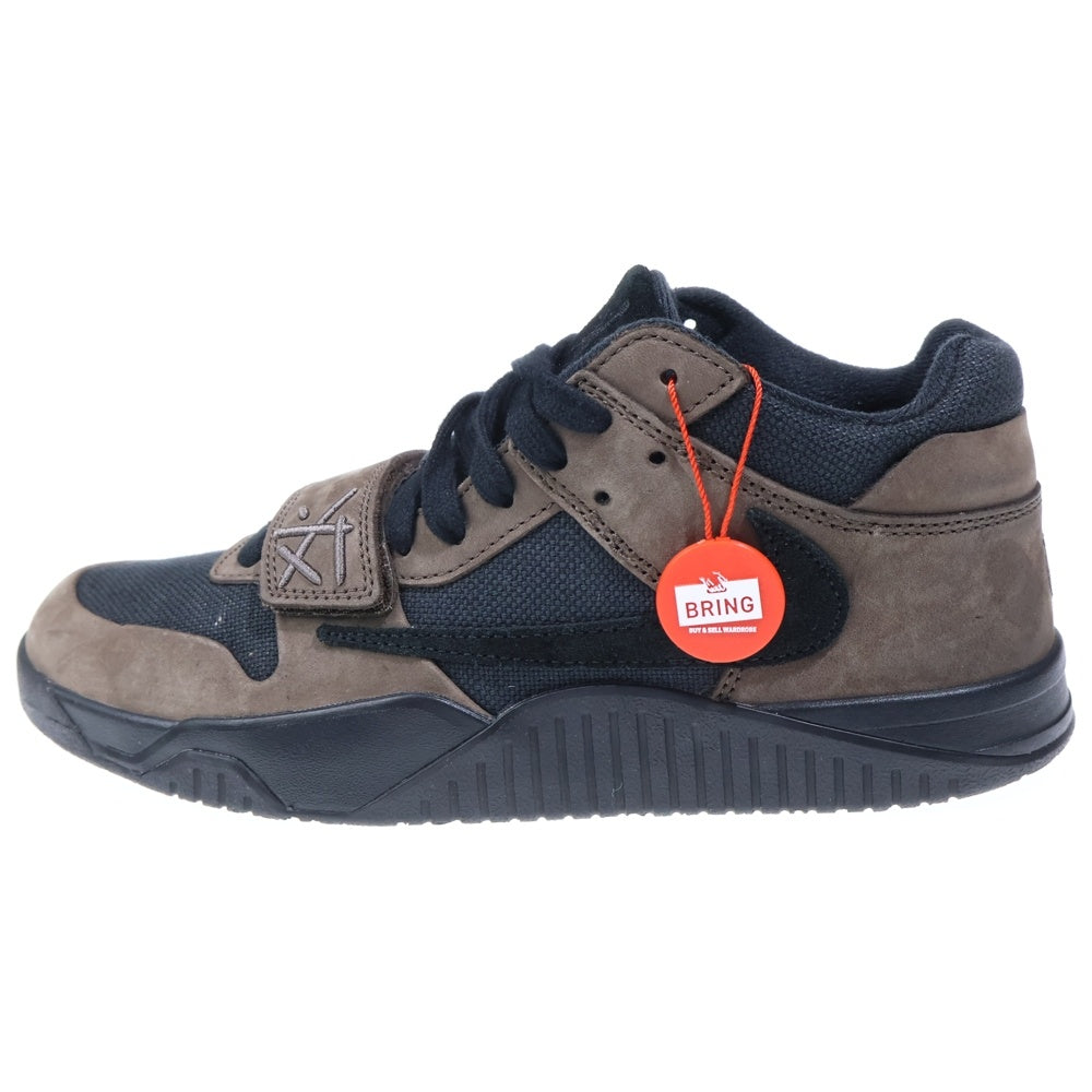NIKE(ナイキ) ×TRAVIS SCOTT JORDAN JUMPMAN JACK TR トラヴィススコット ジャンプマンジャック ローカットスニーカー ブラウン/ブラック US10.5/28.5cm FZ8117-204