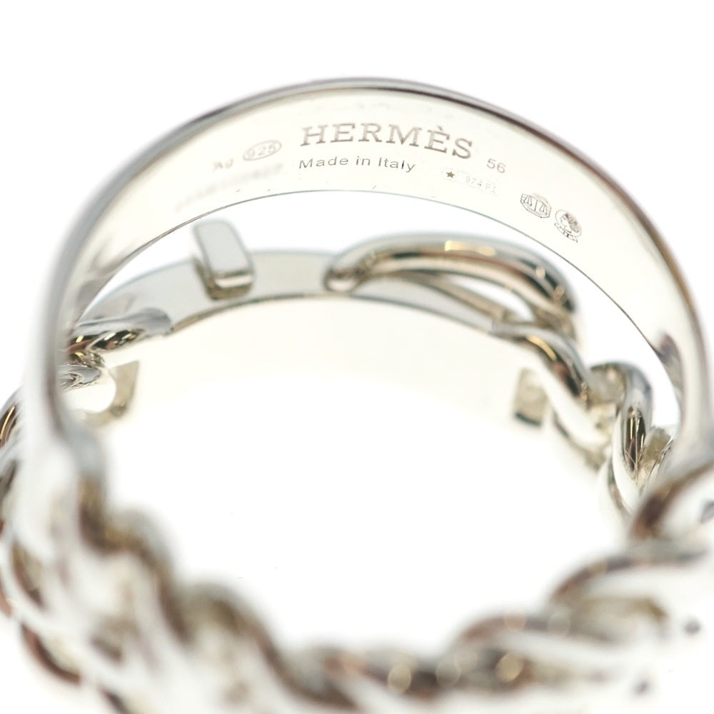 HERMES(エルメス) ブックル・セリエ アンフレキシブル シルバー リング