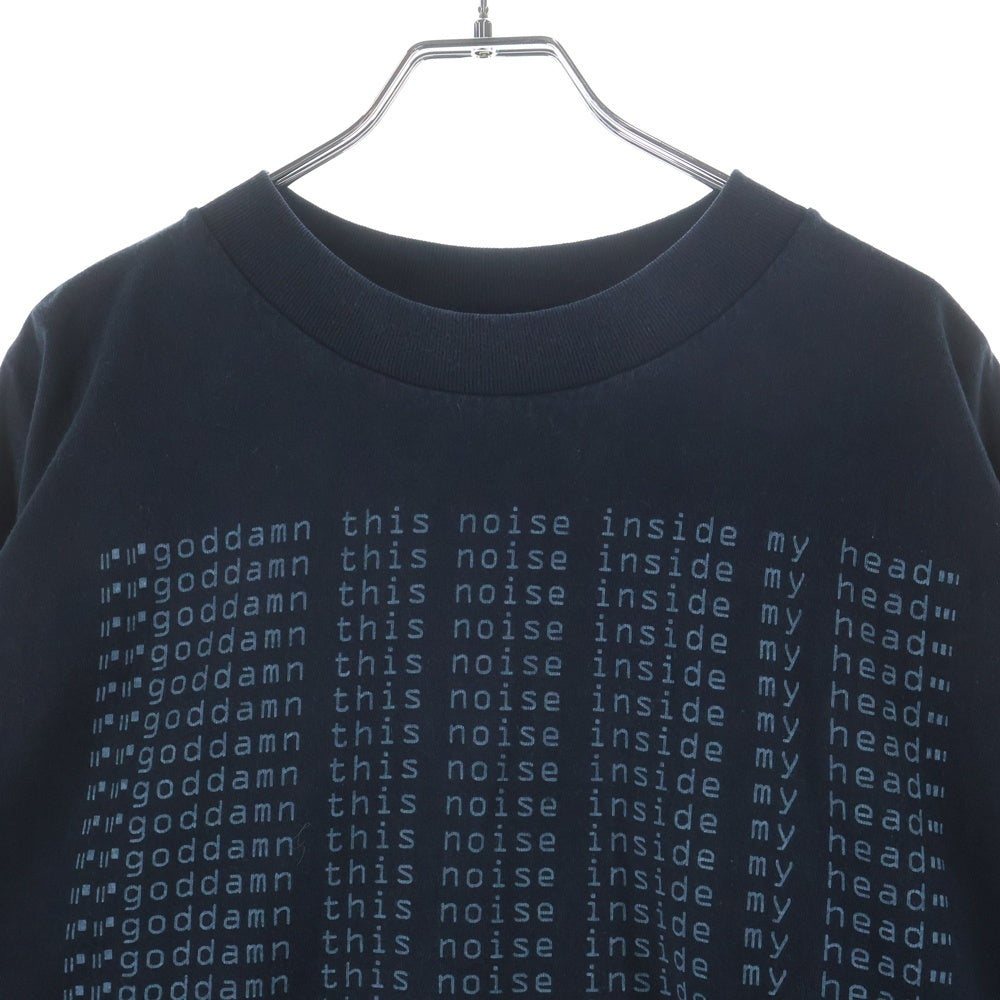 VINTAGE(ヴィンテージ) 90s Nine Inch Nails Further Down The Spiral ナインインチネイルズ ファーザー ダウン ザ スパイラル 両面プリント クルーネック 長袖Tシャツ ブラック