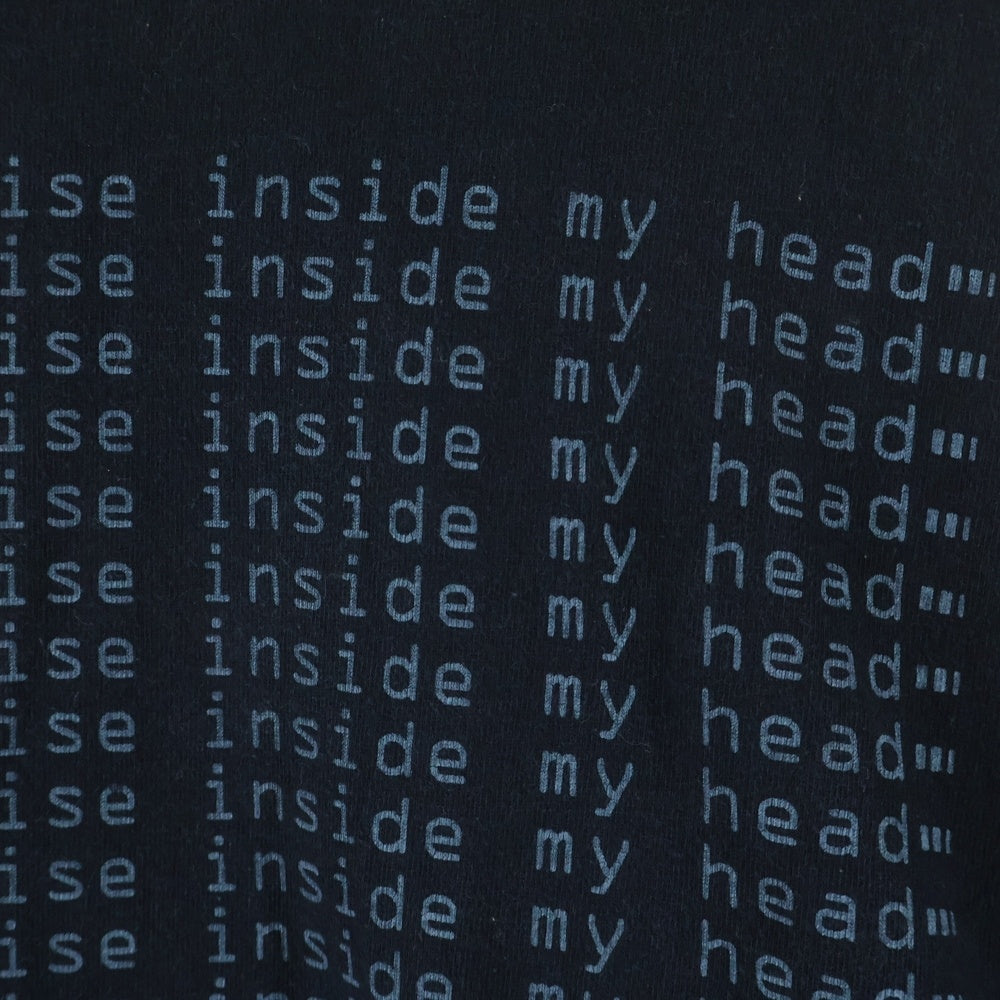 VINTAGE(ヴィンテージ) 90s Nine Inch Nails Further Down The Spiral ナインインチネイルズ ファーザー ダウン ザ スパイラル 両面プリント クルーネック 長袖Tシャツ ブラック