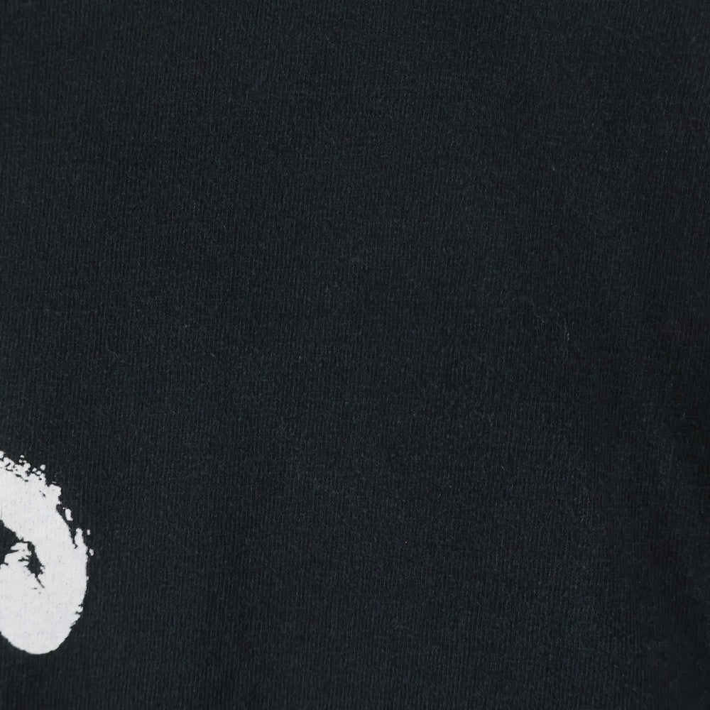 VINTAGE(ヴィンテージ) 90s The Rolling Stones anvilタグ ローリングストーンズ 両面プリント クルーネック 長袖Tシャツ ブラック