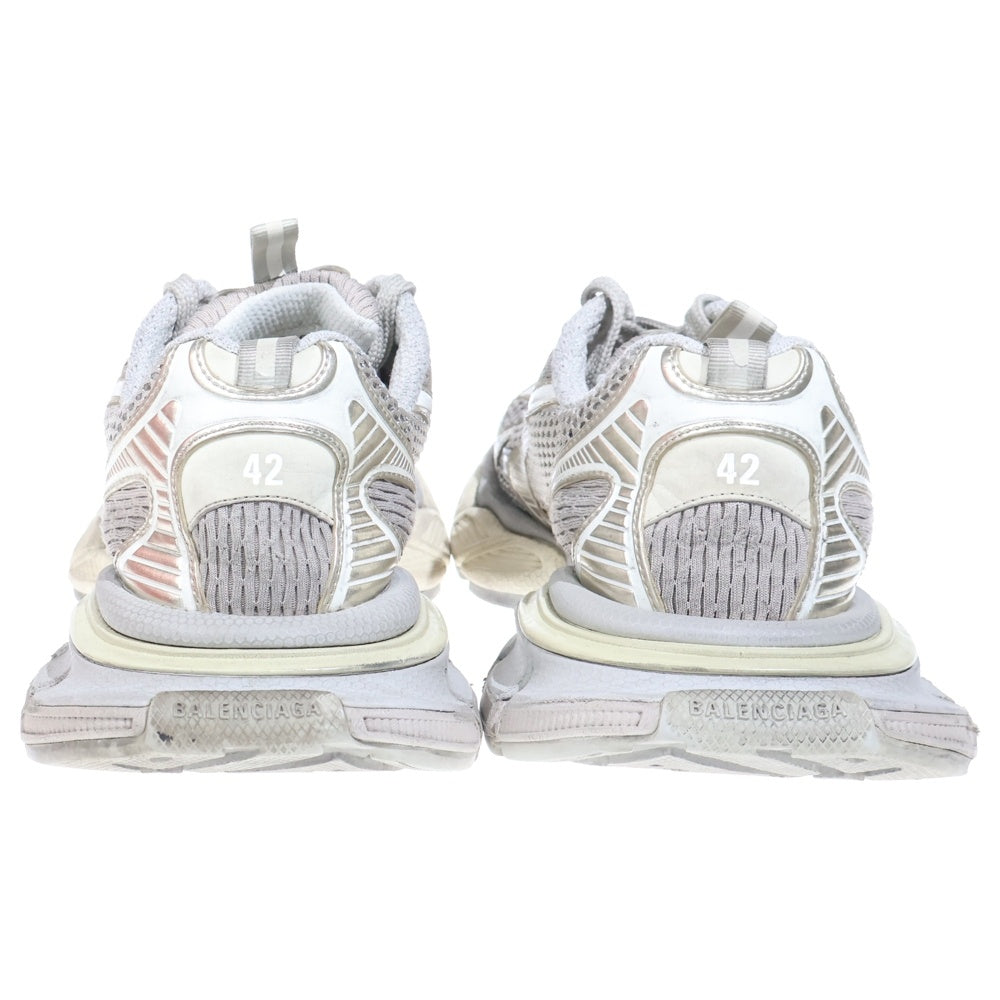 BALENCIAGA(バレンシアガ) 3XL SNEAKER 734734 ユーズド加工メッシュローカットシューズ スニーカー グレー