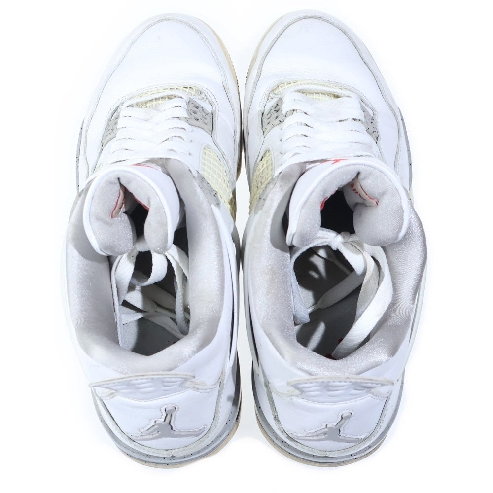 NIKE(ナイキ) AIR JORDAN 4 RETRO TECH WHITE エアジョーダン4 テックホワイト ローカットスニーカー ホワイト CT8527-100 US10/28.0cm