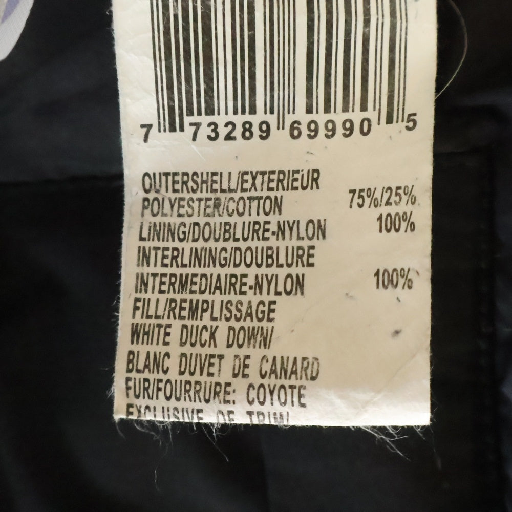 CANADA GOOSE(カナダグース) ボーデンボンバー ファー付 ダウンジャケット ブラック 99C5019