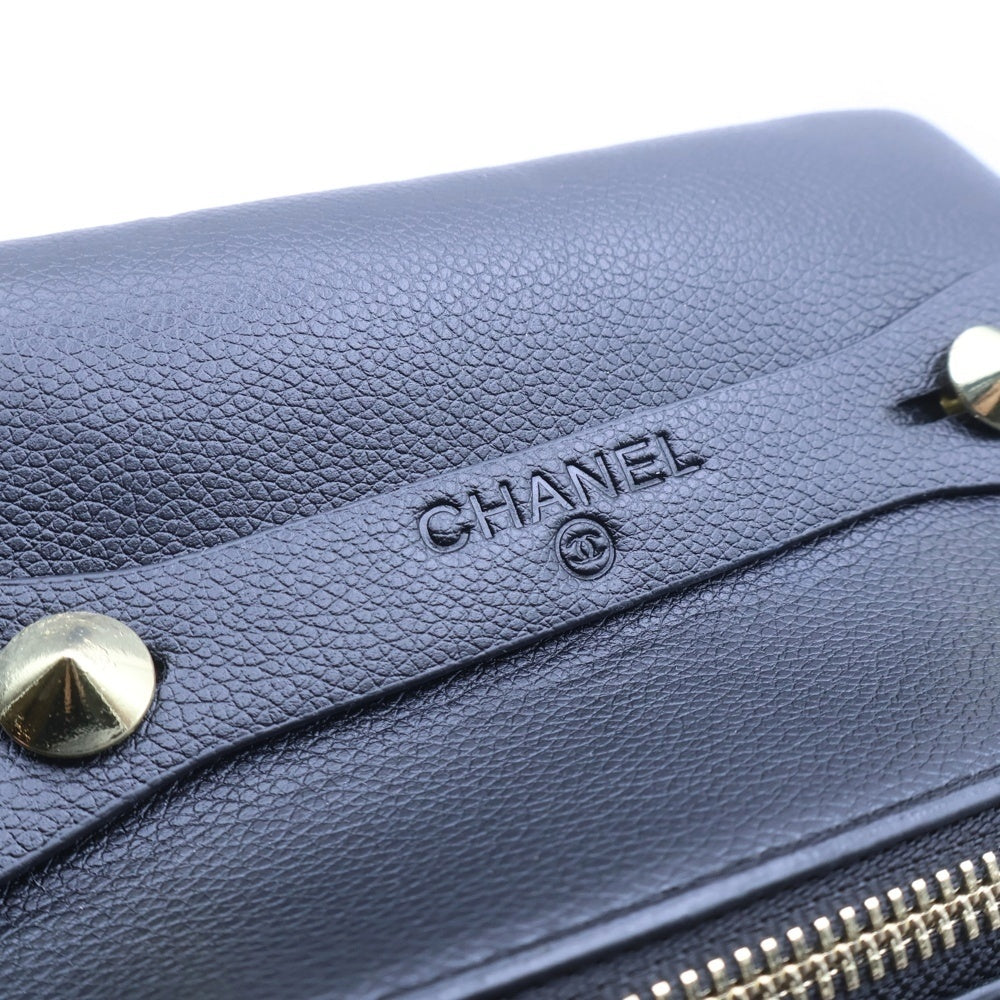 CHANEL(シャネル) ノベルティ コスメポーチ ハンドバッグ ブラック レディース
