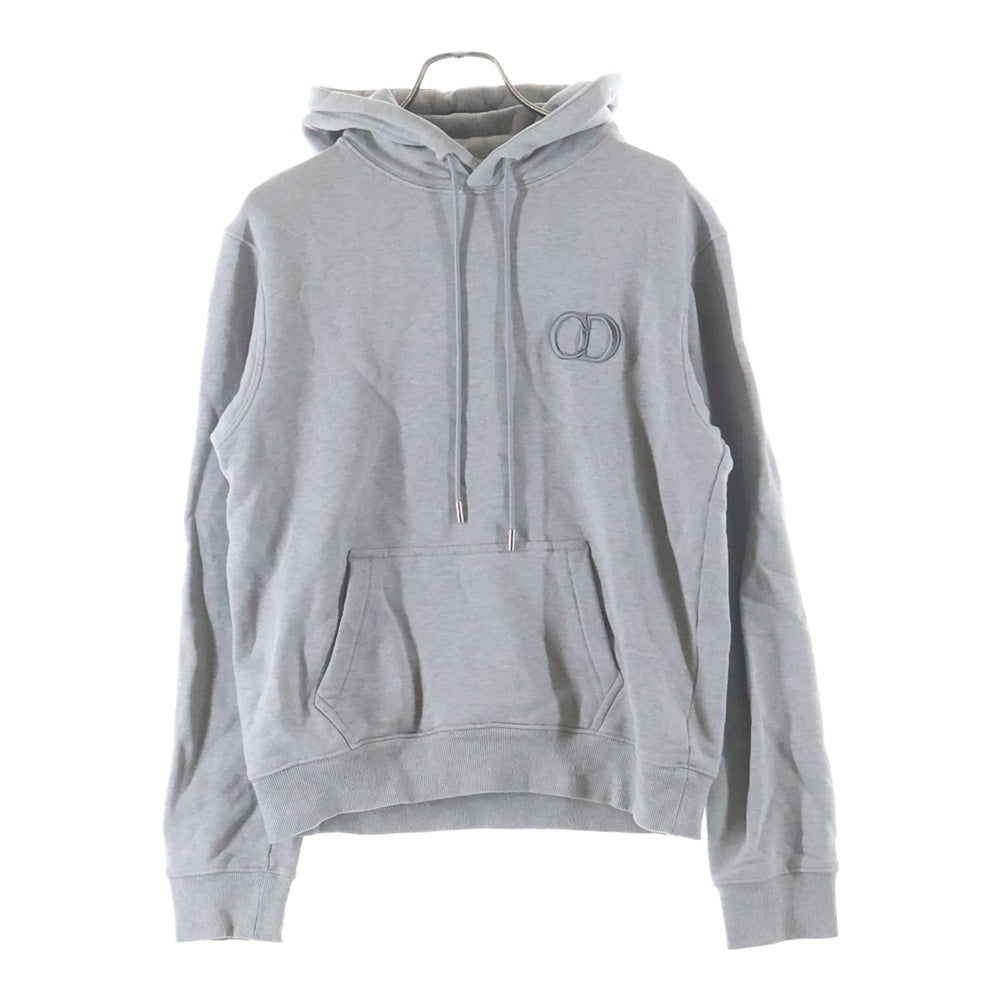 DIOR(ディオール) CD ICON HOODIE CDアイロン刺繍 スウェット プルオーバーパーカー グレー 113J698A0531