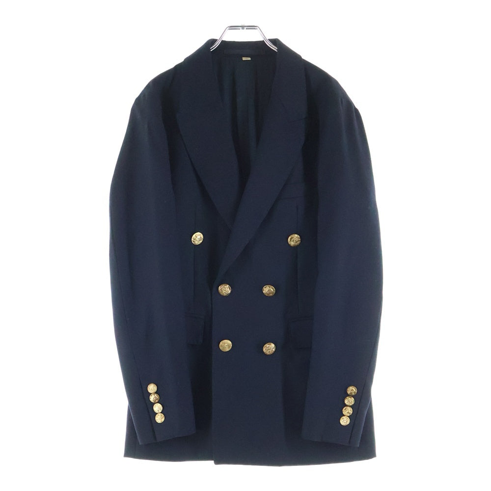 BURBERRY(バーバリー) 袖裏ストライプ ウール テーラードジャケット ネイビー 4062181/68B