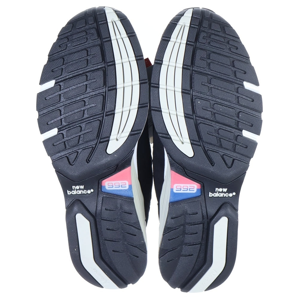 New Balance(ニューバランス) 992 Suede Mesh Low Cut Sneaker U992BK スエード メッシュ ローカットスニーカー ブラック/グレー US9.5/27.5cm