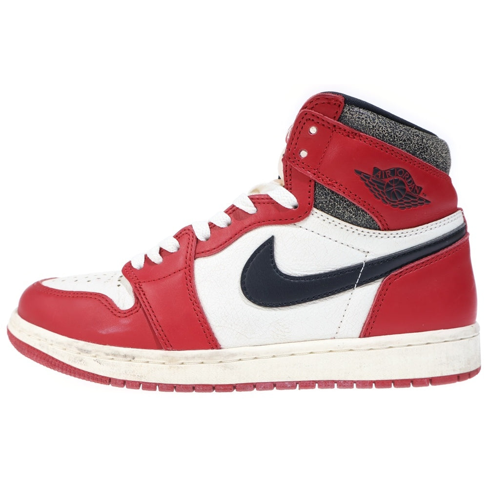 NIKE(ナイキ) AIR JORDAN 1 HIGH OG CHICAGO LOST & FOUND DZ5485-612 エアジョーダン1 ハイカットスニーカー レッド US7/25cm