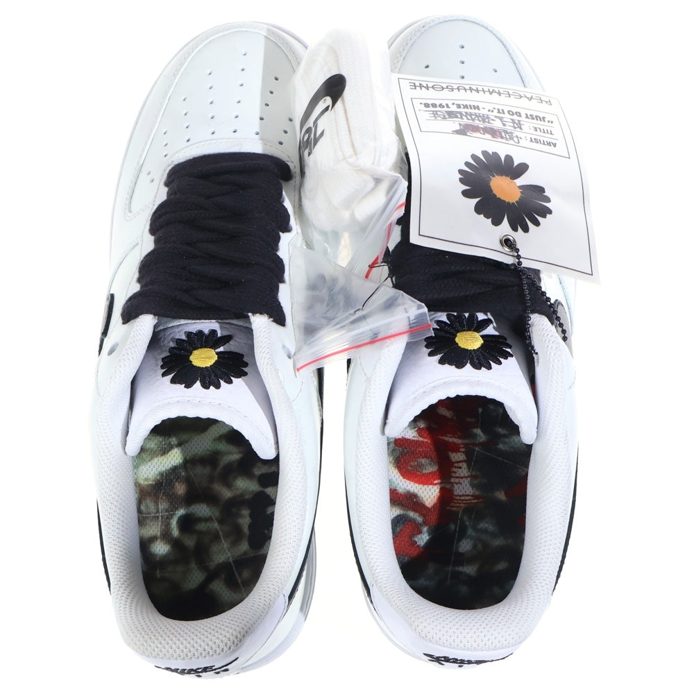 NIKE(ナイキ) ×PEACEMINUSONE AIR FORCE1 07 PARANOISE ピースマイナスワン エアフォース1 07 パラノイズ ローカットスニーカー ホワイト US9.5/27.5cm DD3223-100