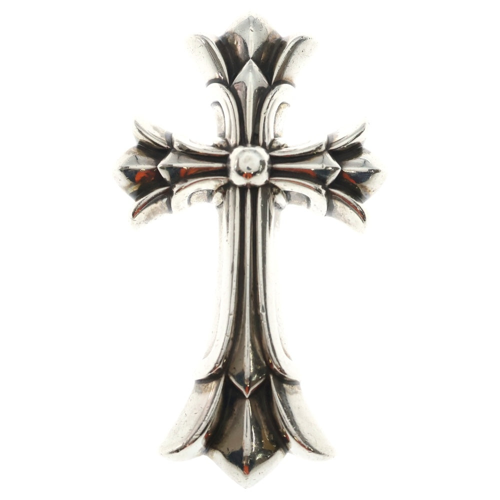 CHROME HEARTS(クロムハーツ) DBL CH CRS LRG ラージダブルCHクロス ペンダント シルバーネックレストップ