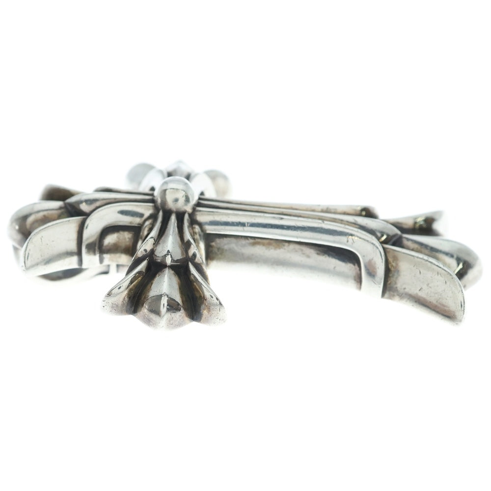 CHROME HEARTS(クロムハーツ) DBL CH CRS LRG ラージダブルCHクロス ペンダント シルバーネックレストップ