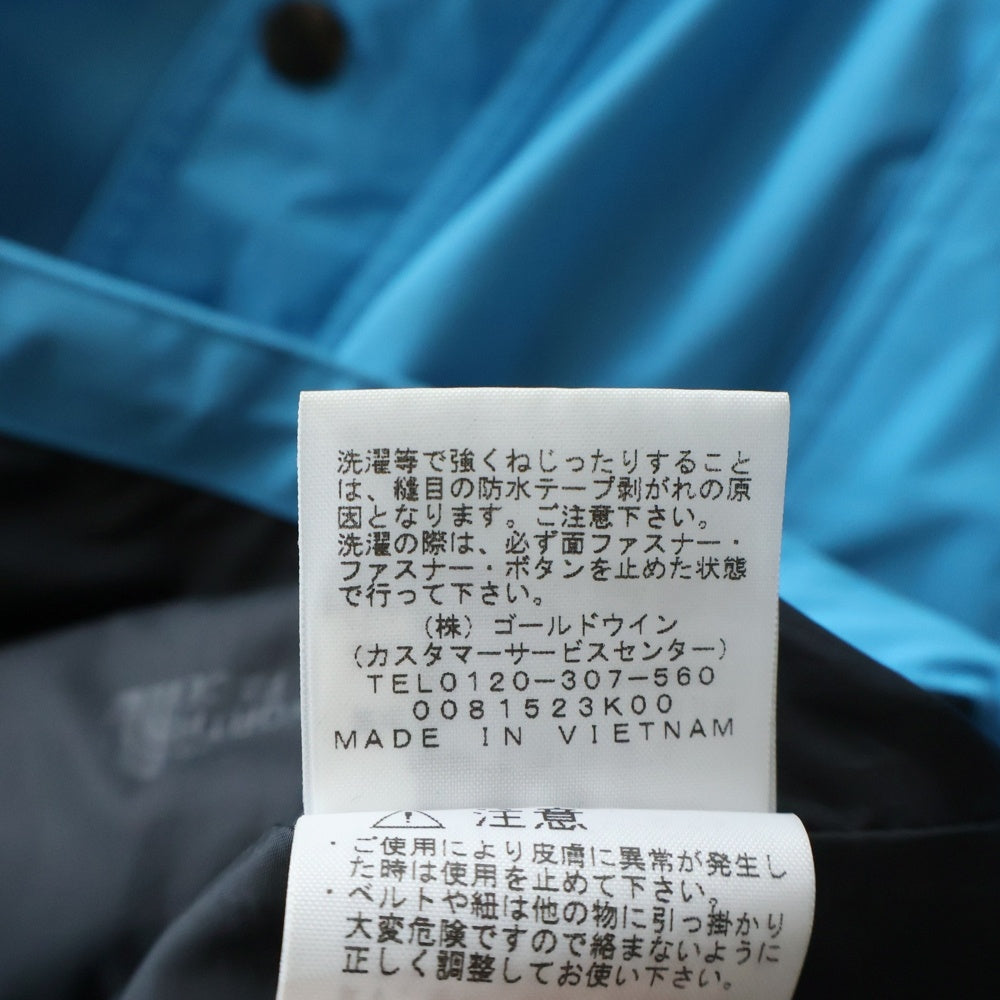 THE NORTH FACE(ザノースフェイス) MOUNTAIN LIGHT JACKET GORE-TEX ライト ジャケット ゴアテックス マウンテンパーカー ブラック/ブルー P11834