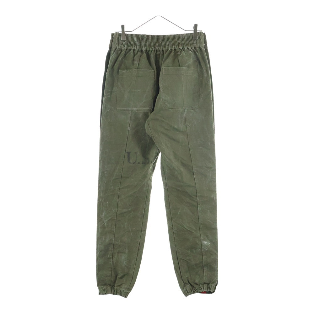 READY MADE(レディメイド) Side Snap Track Pants サイドスナップ トラックパンツ カーキ