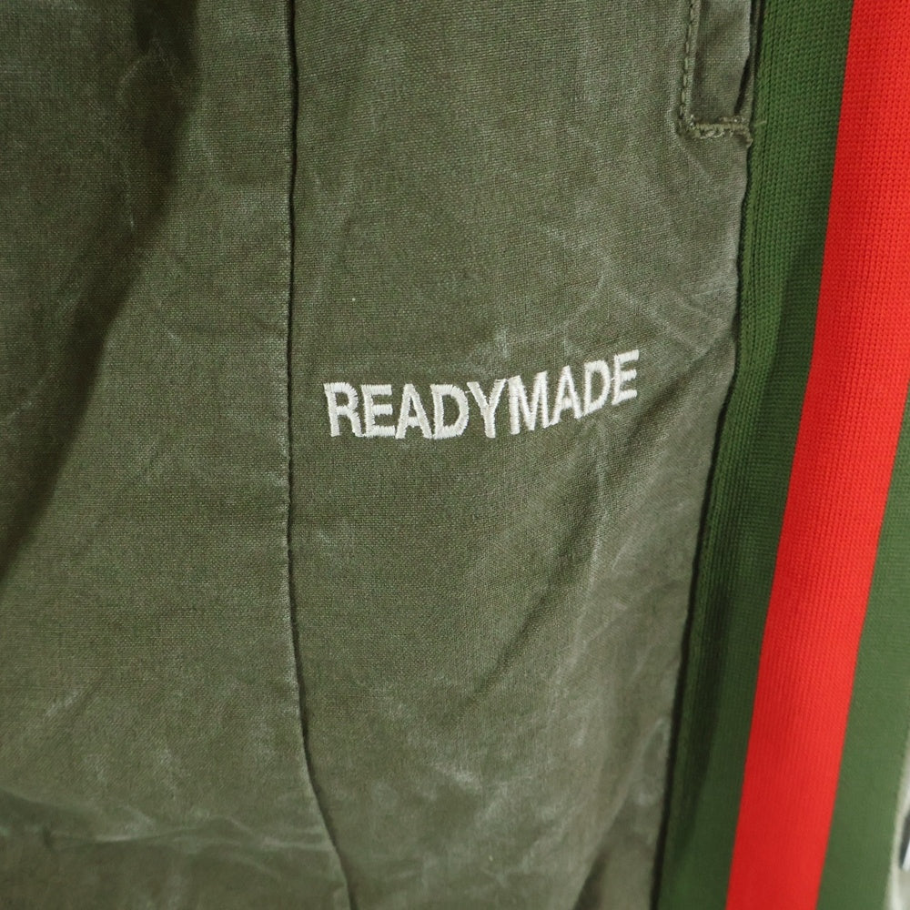 READY MADE(レディメイド) Side Snap Track Pants サイドスナップ トラックパンツ カーキ