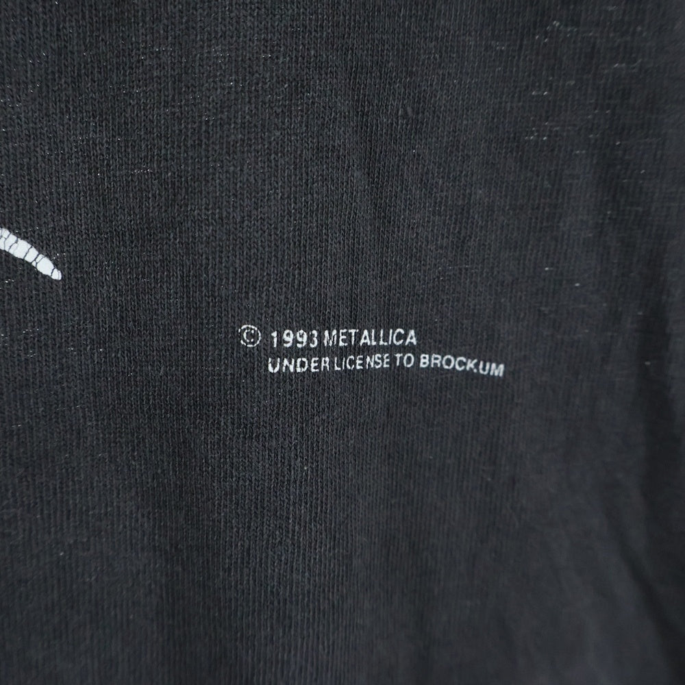 VINTAGE(ヴィンテージ) 90s METALLICA METALLIFUKINCA メタリカ 半袖 クルーネック Tシャツ カットソー ブラック