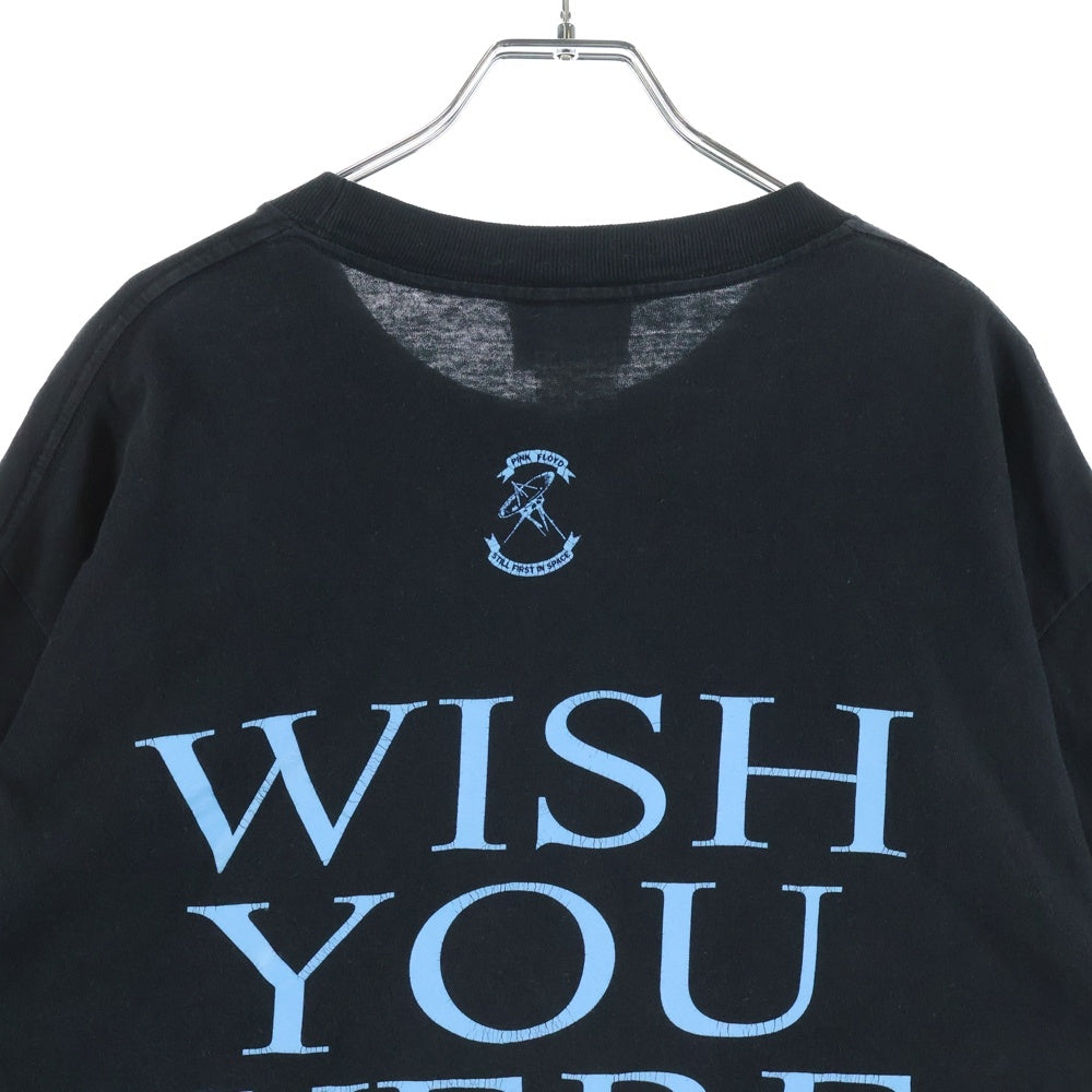 VINTAGE(ヴィンテージ) 00s PINKFLOYD WISH YOU WERE HERE ピンクフロイド 両面プリント バンドTシャツ 半袖Tシャツ カットソー ブラック