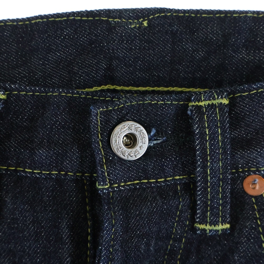 TCB JEANS(ティーシービー ジーンズ) 大戦モデル 月桂樹ボタン 赤耳 ヘリンボーンポケット インディゴ