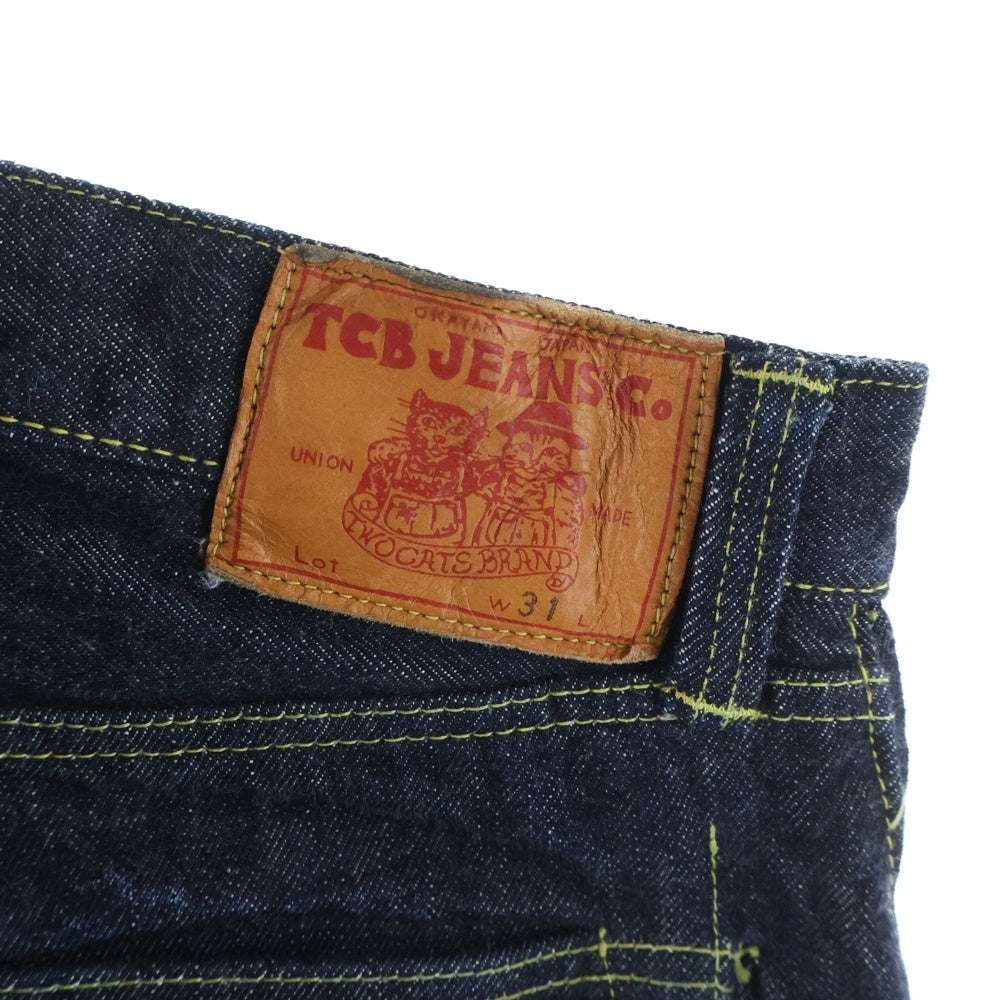 TCB JEANS(ティーシービー ジーンズ) 大戦モデル 月桂樹ボタン 赤耳 ヘリンボーンポケット インディゴ
