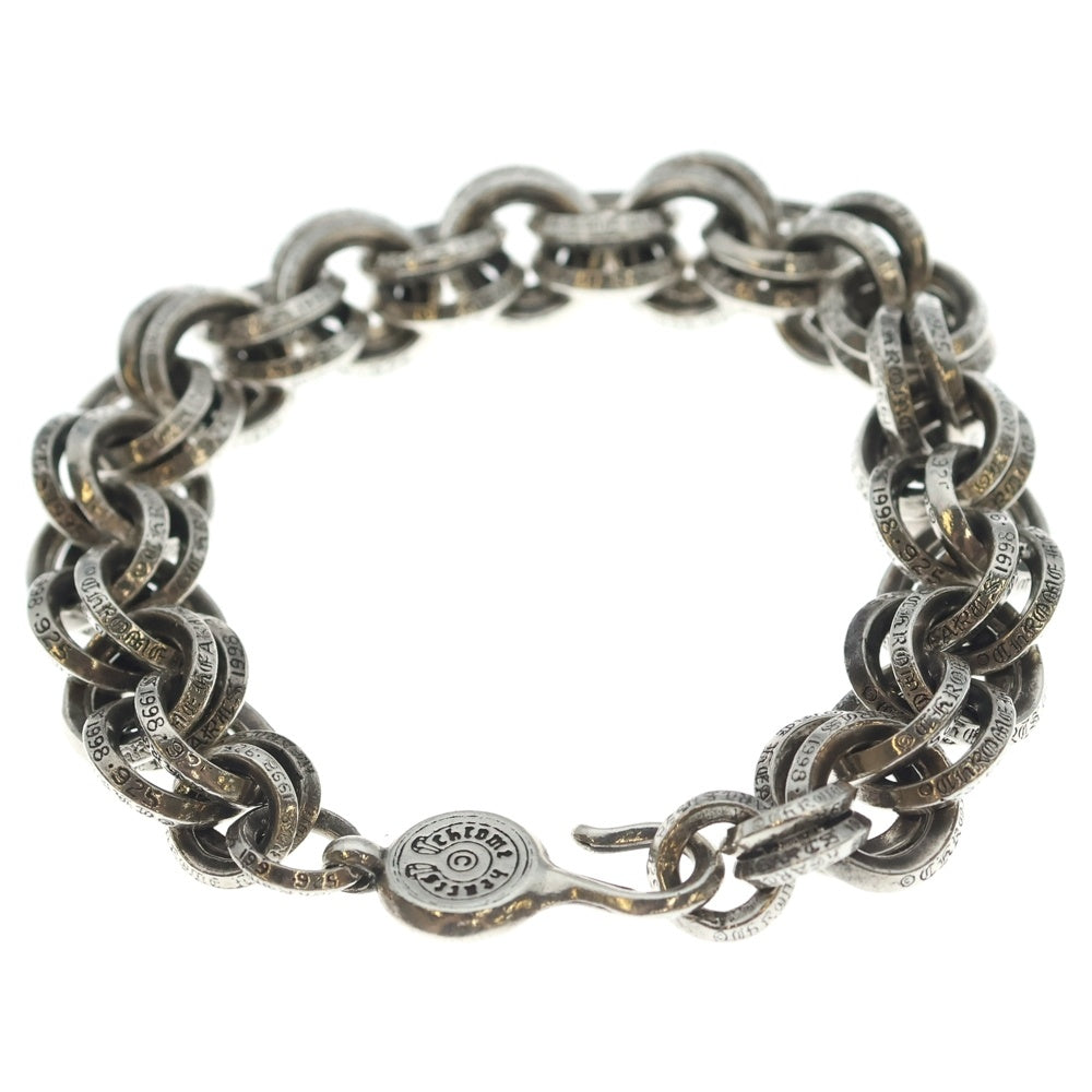CHROME HEARTS(クロムハーツ) 2 DOUBLE B RING ダブルBリング ブレスレット シルバー BCA121