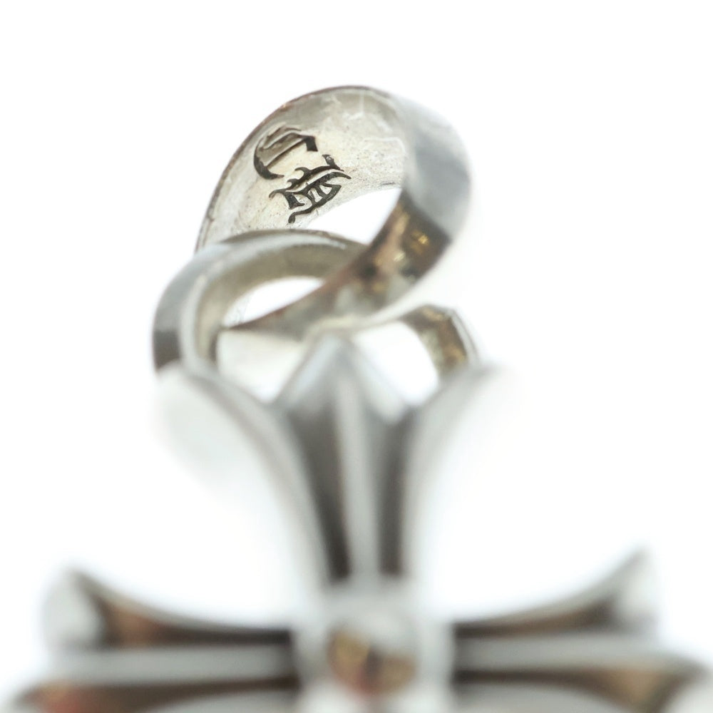 CHROME HEARTS(クロムハーツ) CH CRS SML W/BALE Wベイル スモールCHクロス ペンダントトップ シルバー BCA218