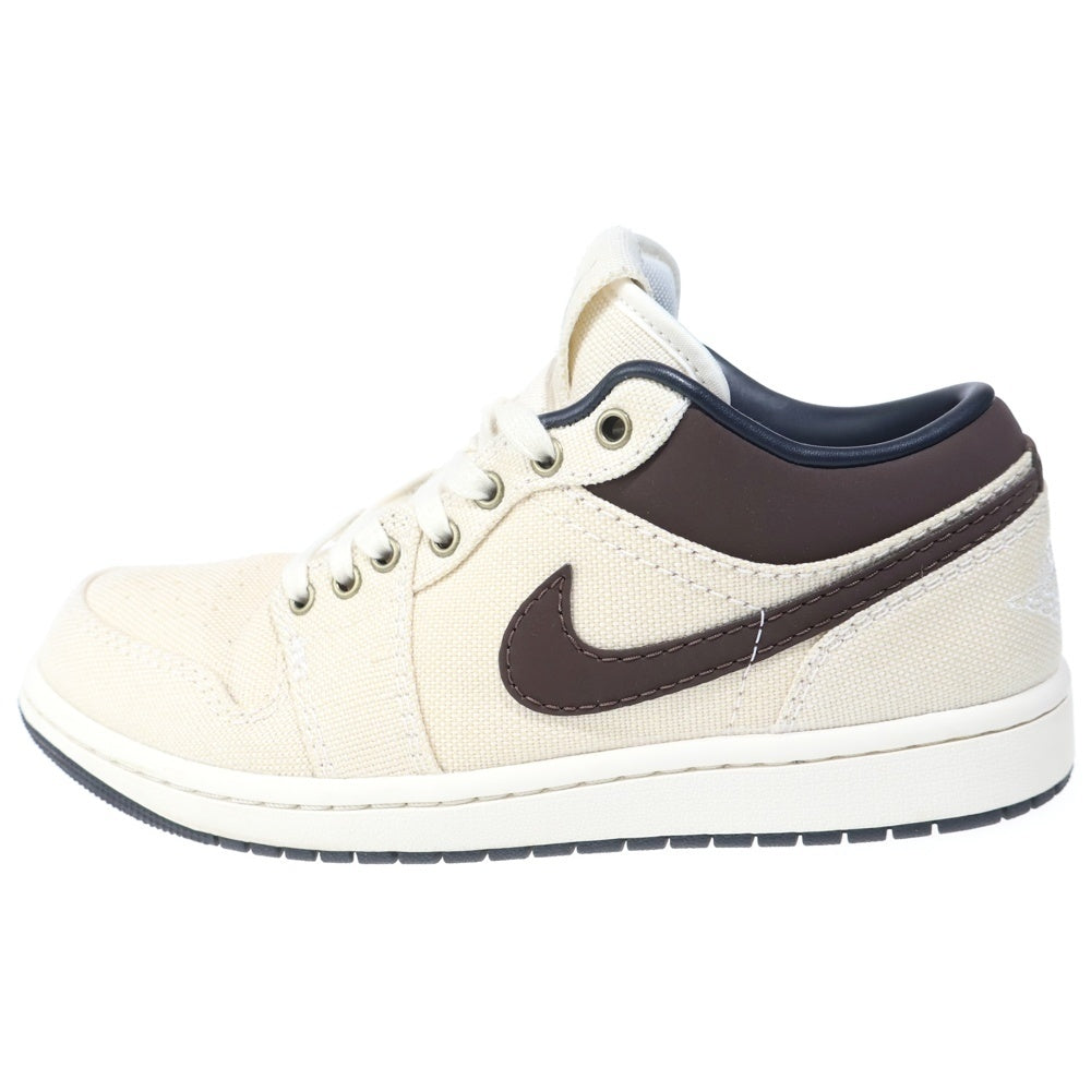 NIKE(ナイキ) AIR JORDAN 1 LOW PRM PALE IVORT IB8058-110 エアジョーダン1 ロー PRM ペールアイボリー ローカットスニーカー US9/27cm アイボリー
