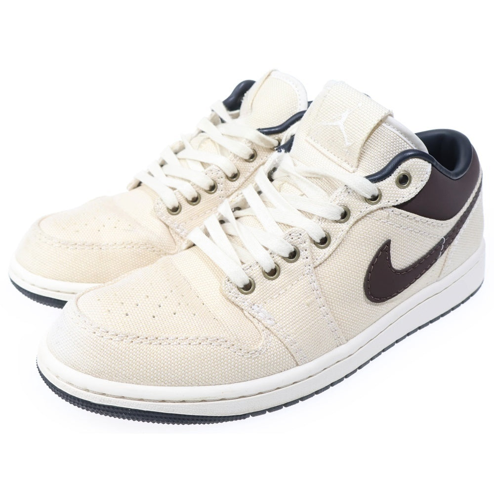NIKE(ナイキ) AIR JORDAN 1 LOW PRM PALE IVORT IB8058-110 エアジョーダン1 ロー PRM ペールアイボリー ローカットスニーカー US9/27cm アイボリー