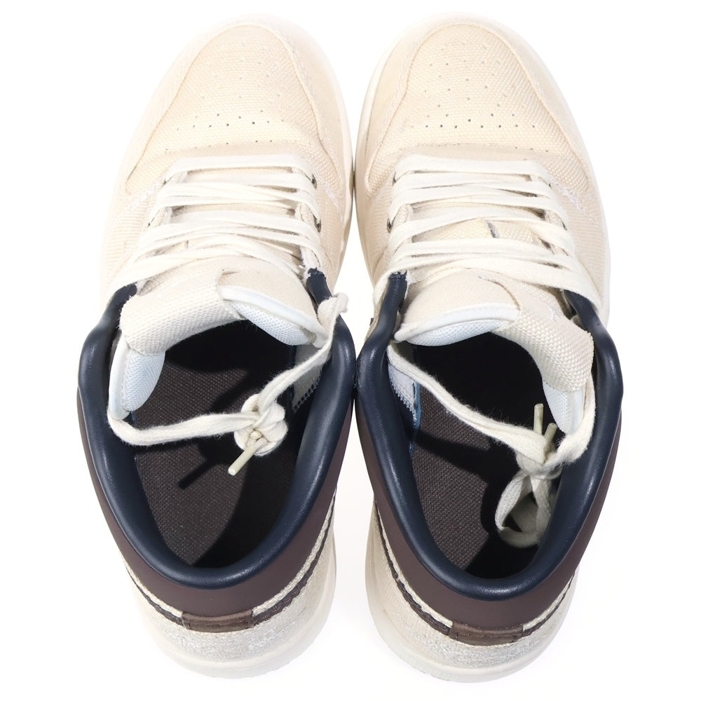 NIKE(ナイキ) AIR JORDAN 1 LOW PRM PALE IVORT IB8058-110 エアジョーダン1 ロー PRM ペールアイボリー ローカットスニーカー US9/27cm アイボリー