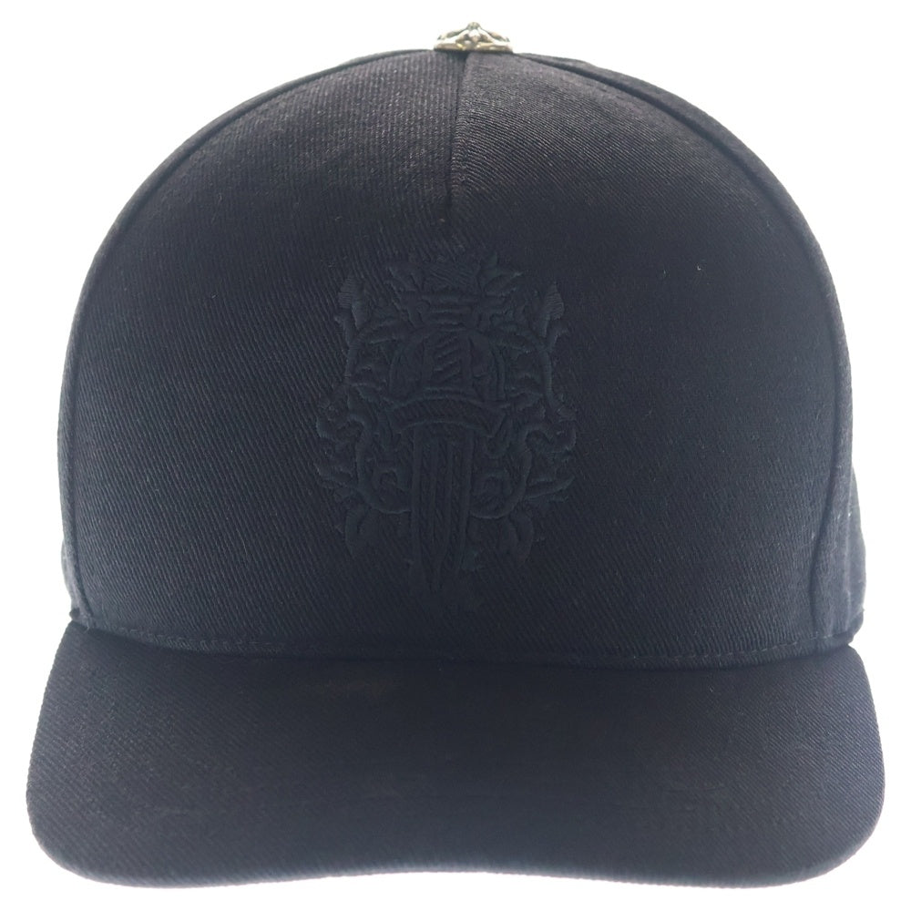 CHROME HEARTS(クロムハーツ) TRUCKER CAP ヴァインダガー刺繍クロスボール付 キャップ ブラック