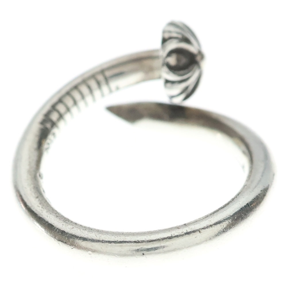 CHROME HEARTS(クロムハーツ) NAIL CRSBALL ネイル クロスボール リング シルバー BCA349