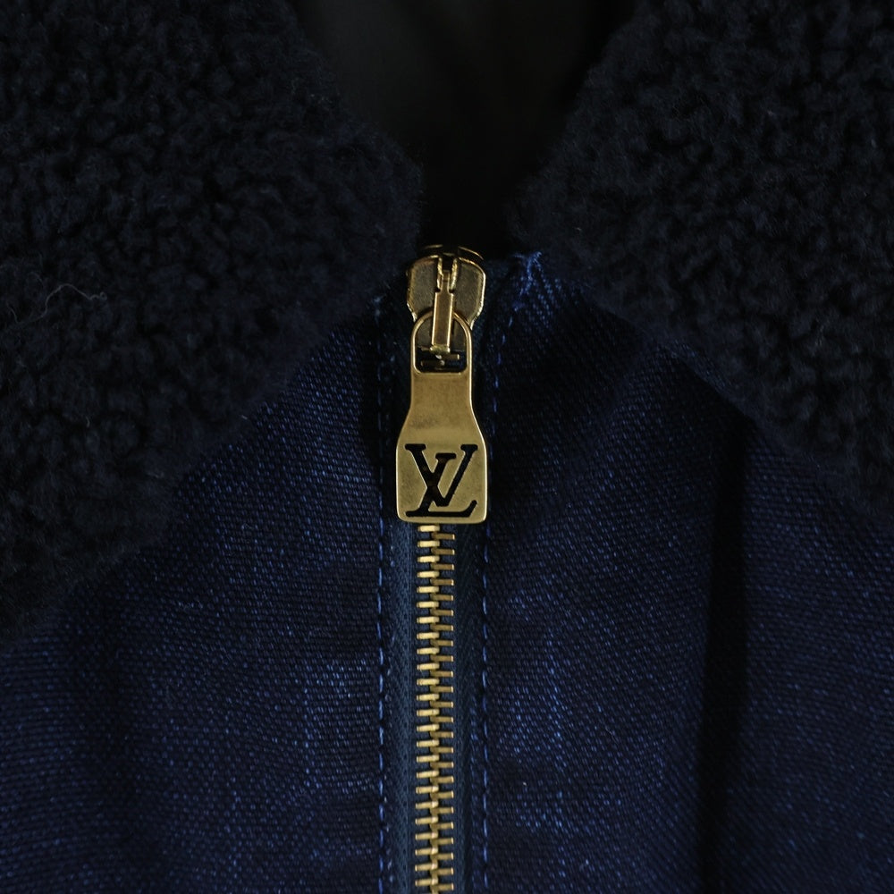 LOUIS VUITTON(ルイヴィトン) 25SS ウィンタリー 裏地モノグラム ワークウェア デニムジャケット ブルー 1AGIO5
