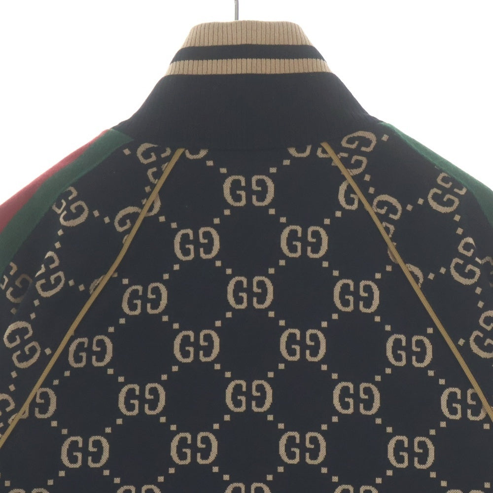 GUCCI(グッチ) GG コットンジャージー ジップアップ ジャケット ブラック 695955 XJEEI