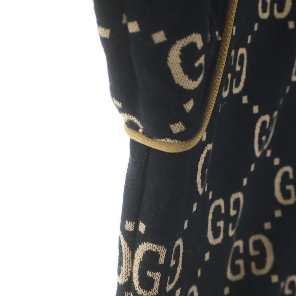 GUCCI(グッチ) GG コットンジャージー ジップアップ ジャケット ブラック 695955 XJEEI