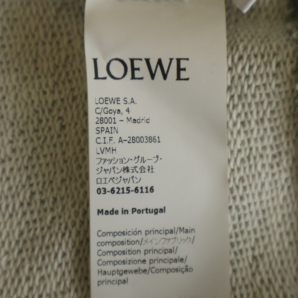 LOEWE(ロエベ) アナグラムエンブロイダリー スウェット トレーナー グリーン S359341XA8