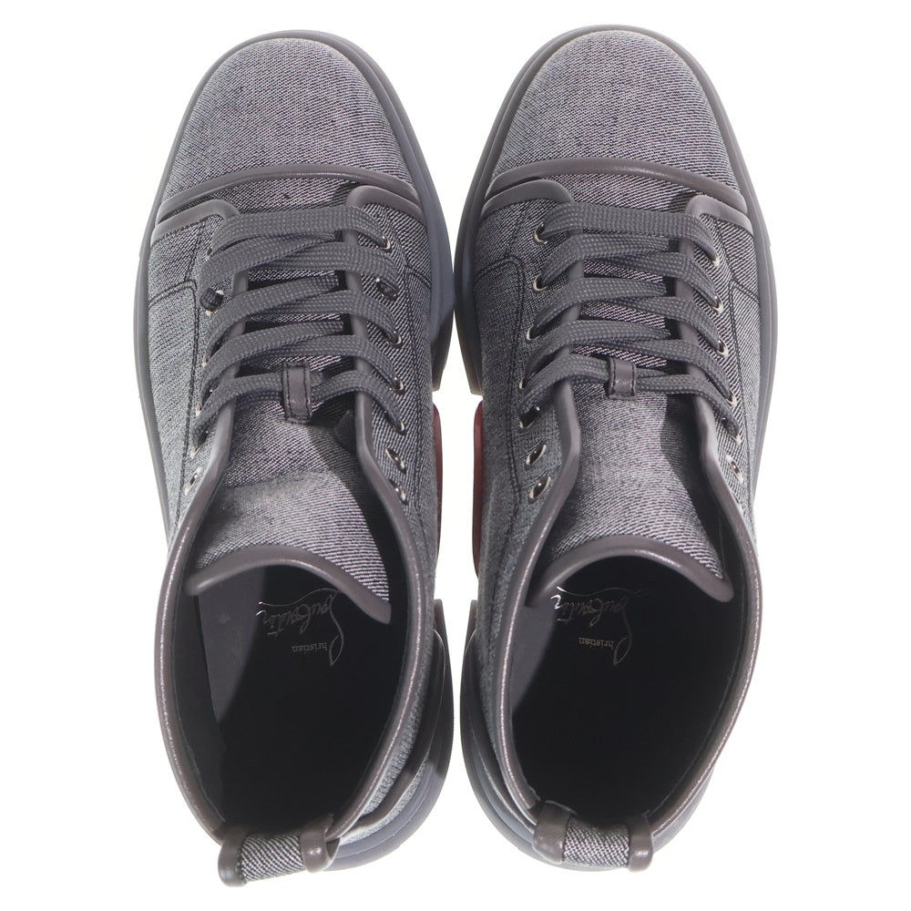 CHRISTIAN LOUBOUTIN(クリスチャンルブタン) High Top Sneakers Adolon アドロン ハイカットスニーカー グレー