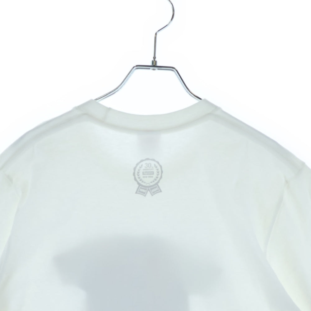 SUPREME(シュプリーム) 24SS 30 Anniversary First S/S Tee 30周年記念 ファースト フロントプリント クルーネック 半袖Tシャツ ホワイト
